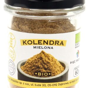 KOLENDRA MIELONA BEZGLUTENOWA BIO 60 g - PIĘĆ PRZEMIAN