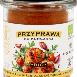 PRZYPRAWA DO KURCZAKA BEZGLUTENOWA BIO 80 g - PIĘĆ PRZEMIAN