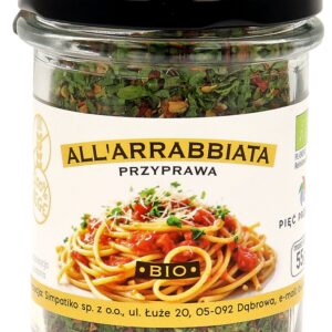 PRZYPRAWA ALL'ARRABBIATA BEZGLUTENOWA BIO 55 g - PIĘĆ PRZEMIAN