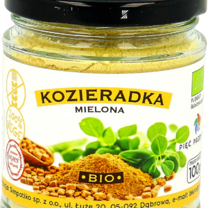 KOZIERADKA MIELONA BEZGLUTENOWA BIO 100 g - PIĘĆ PRZEMIAN