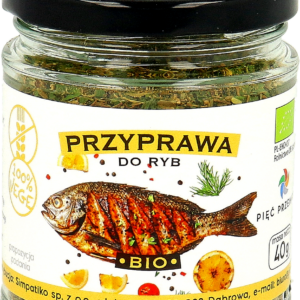 PRZYPRAWA DO RYB BEZGLUTENOWA BIO 40 g - PIĘĆ PRZEMIAN