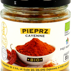 PIEPRZ CAYENNE BEZGLUTENOWY BIO 85 g - PIĘĆ PRZEMIAN