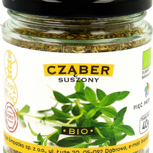 CZĄBER SUSZONY BEZGLUTENOWY BIO 40 g - PIĘĆ PRZEMIAN