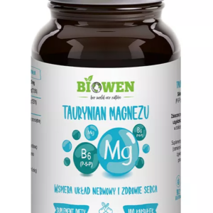 TAURYNIAN MAGNEZU + WITAMINA B6 100 KAPSUŁEK -  BIOWEN