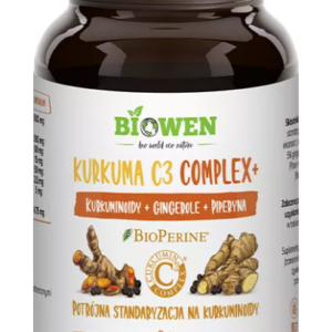 KURKUMA C3 COMPLEX+ BEZGLUTENOWA 60 KAPSUŁEK - BIOWEN