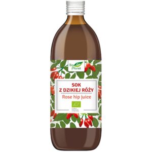SOK Z DZIKIEJ RÓŻY BIO 500 ml - BIO PLANET