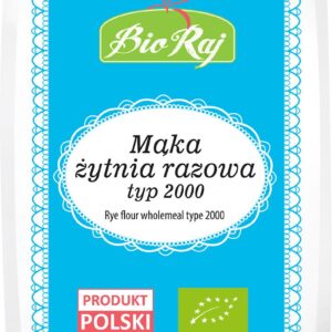 MĄKA ŻYTNIA RAZOWA TYP 2000 BIO (POLSKA) 1 kg - BIO RAJ