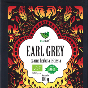 HERBATA CZARNA LIŚCIASTA EARL GREY BIO 100 g - ECOBLIK