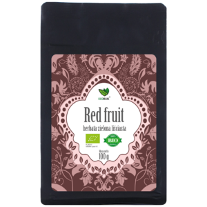 HERBATA ZIELONA LIŚCIASTA CZERWONE OWOCE BIO 100 g - ECOBLIK