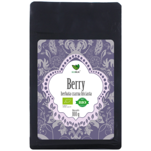 HERBATA CZARNA LIŚCIASTA OWOCE LEŚNE BIO 100 g - ECOBLIK