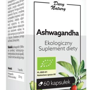 ASHWAGANDHA BIO (520 mg) 60 KAPSUŁEK - DARY NATURY