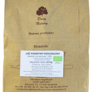 HERBATKA LIŚĆ POKRZYWY BIO 500 g - HORECA (DARY NATURY)