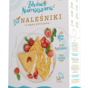 MIESZANKA NA NALEŚNIKI Z MĄKĄ GRYCZANĄ BEZGLUTENOWA BIO 200 g - ZDROWO NAMIESZANE