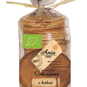 CIASTKA ORKISZOWE Z KAKAO BEZ DODATKU CUKRÓW BIO 120 g - BIO ANIA