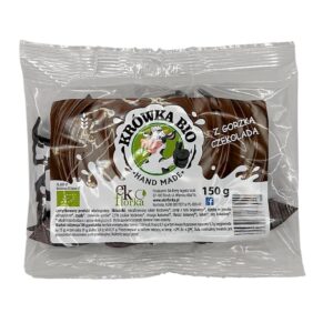KRÓWKI Z CZEKOLADĄ GORZKĄ BEZGLUTENOWE BIO 150 g - EKOFLORKA