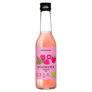 KOMBUCHA MALINOWA BIO 270 ml - DELIKATNA
