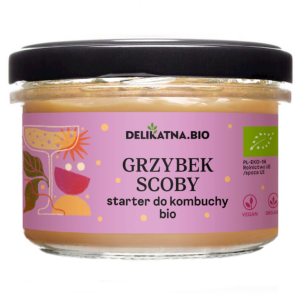 GRZYBEK SCOBY STARTER DO KOMBUCHY BIO 150 g - DELIKATNA