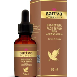 SERUM DO TWARZY Z ASHWAGANDHĄ I BIO-RETINOLEM 30 ml - SATTVA (AYURVEDA)