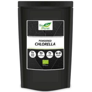 CHLORELLA SPROSZKOWANA  BIO 500 g - BIO PLANET INTERNATIONAL