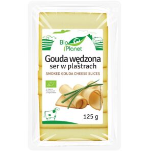 SER GOUDA WĘDZONY PLASTRY BIO 125 g - BIO PLANET