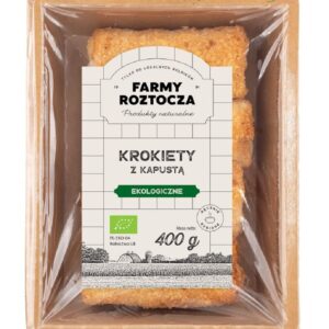KROKIETY Z KAPUSTĄ I GRZYBAMI BIO 400 g - FARMY ROZTOCZA (NA ZAMÓWIENIE)