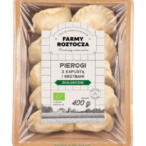 PIEROGI Z KAPUSTĄ I GRZYBAMI BIO 400 g - FARMY ROZTOCZA (NA ZAMÓWIENIE)