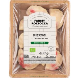 PIEROGI Z TRUSKAWKAMI BIO 400 g - FARMY ROZTOCZA (NA ZAMÓWIENIE)