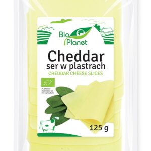 SER CHEDDAR PLASTRY BIO 125 g - BIO PLANET