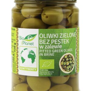 OLIWKI ZIELONE BEZ PESTEK W ZALEWIE BIO 280 g (150 g) - BIO PLANET