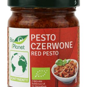 PESTO CZERWONE Z SUSZONYCH POMIDORÓW BIO 140 g - BIO PLANET