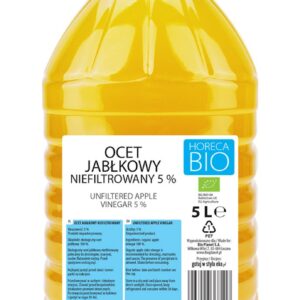OCET JABŁKOWY 5 % NIEFILTROWANY BIO 5 L - HORECA (BIO PLANET)