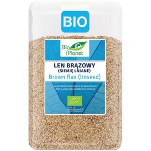 LEN BRĄZOWY (SIEMIĘ LNIANE) BIO 2 kg - BIO PLANET