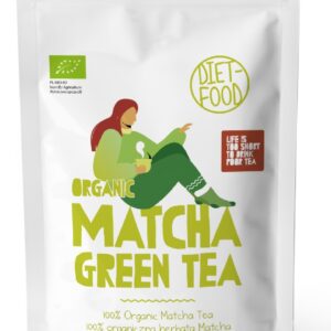 HERBATA ZIELONA MATCHA BIO 100 g - DIET-FOOD