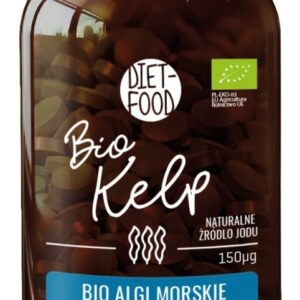 ALGI MORSKIE KELP BIO 120 TABLETEK - DIET-FOOD