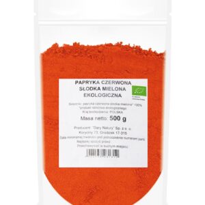 PAPRYKA SŁODKA MIELONA BIO 500 g - HORECA (DARY NATURY)