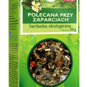 HERBATKA POLECANA PRZY ZAPARCIACH BIO 50 g - DARY NATURY