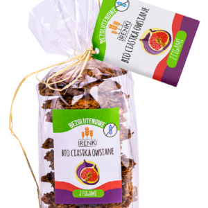 CIASTKA OWSIANE Z FIGAMI BEZGLUTENOWE BIO 150 g - IRENKI