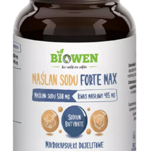 MAŚLAN SODU FORTE MAX (580 mg) BEZGLUTENOWY 100 KAPSUŁEK - BIOWEN