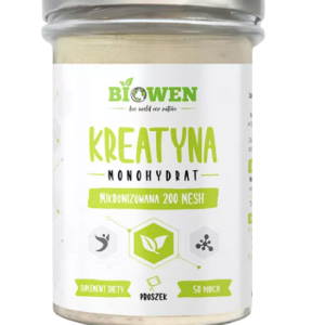 KREATYNA MONOHYDRAT PROSZEK BEZGLUTENOWA 250 g - BIOWEN
