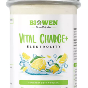 ELEKTROLITY O SMAKU CYTRYNOWYM W PROSZKU VITAL CHARGE+ 250 g - BIOWEN