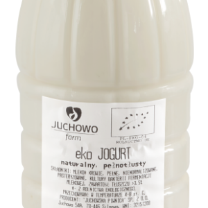 JOGURT NATURALNY 3,5 % Z MLEKA A2 BIO 1 L - JUCHOWO (NA ZAMÓWIENIE)
