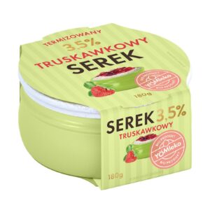 SEREK TRUSKAWKOWY TERMIZOWANY BIO 180 g - YOMLEKO
