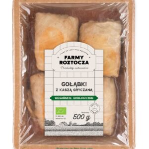 GOŁĄBKI WEGAŃSKIE Z KASZĄ GRYCZANĄ BIO 500 g - FARMY ROZTOCZA (NA ZAMÓWIENIE)