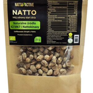 CHRUPKI Z NATTO LIOFILIZOWANE BEZGLUTENOWE BIO 20 g - NATTO