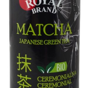 HERBATA ZIELONA MATCHA JAPOŃSKA CEREMONIALNA BIO 100 g - ROYAL BRAND