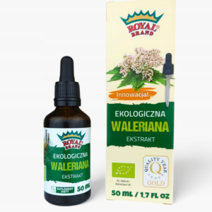 EKSTRAKT Z WALERIANY W KROPLACH BIO 50 ml - ROYAL BRAND