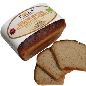 CHLEB ŻYTNI WYGNANOWSKI KROJONY BIO 350 g - POLA (NA ZAMÓWIENIE)