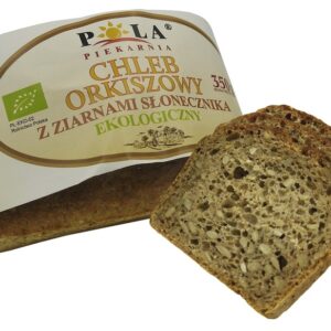 CHLEB ORKISZOWY Z ZIARNAMI SŁONECZNIKA BIO 350 g - POLA (NA ZAMÓWIENIE)