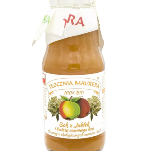 SOK JABŁKOWY Z KWIATEM CZARNEGO BZU NFC BIO 300 ml - TŁOCZNIA MAURERA