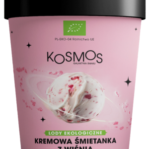 LODY RZEMIEŚLNICZE KREMOWA ŚMIETANKA Z WIŚNIĄ BIO 475 ml - KOSMOS